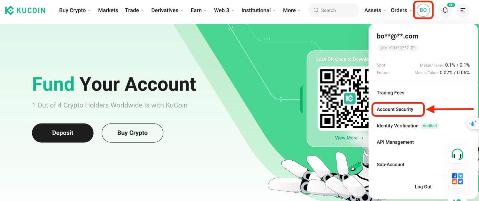 Чӣ тавр ба KuCoin ворид шудан мумкин аст Чӣ тавр ба KuCoin ворид шудан мумкин аст