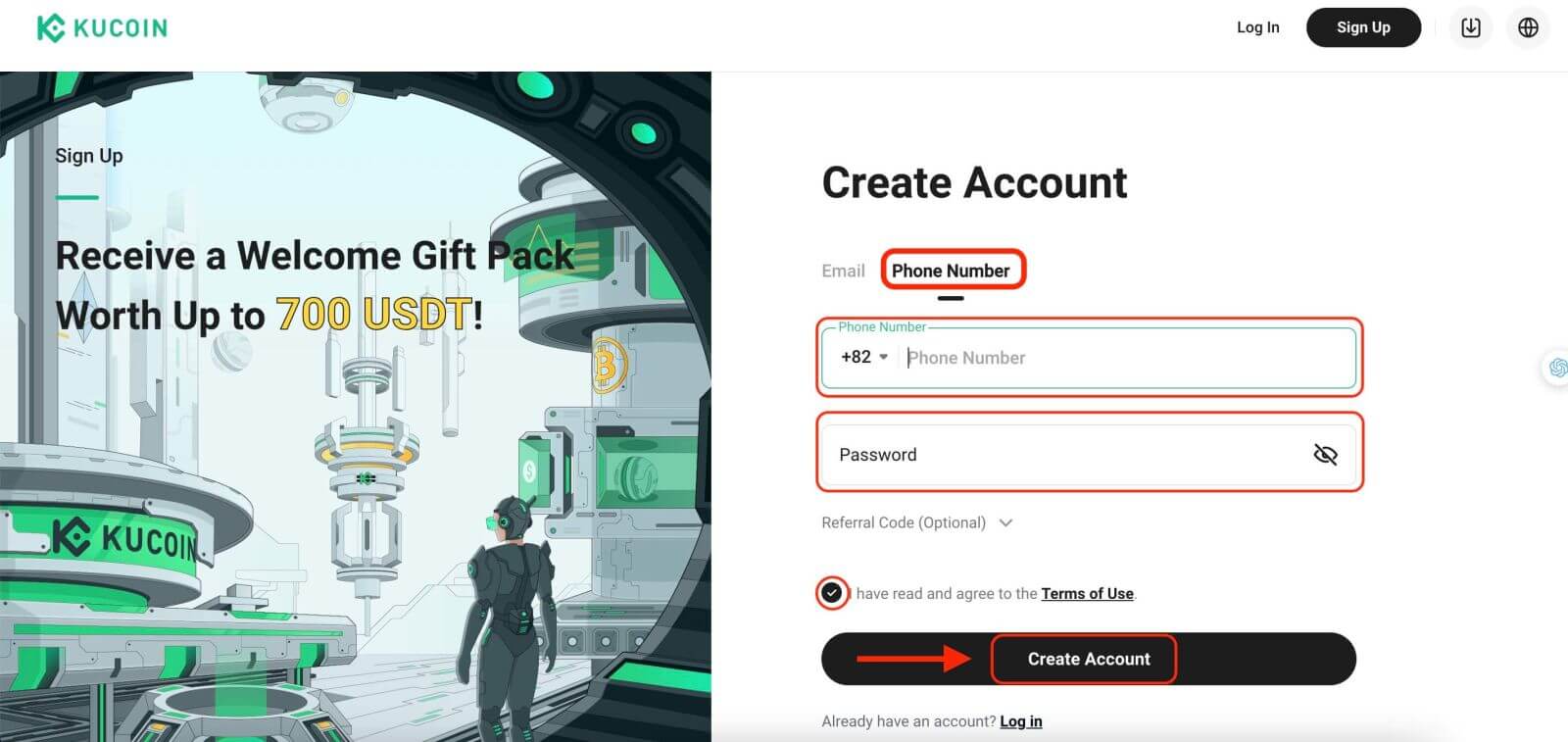 কিভাবে অ্যাকাউন্ট খুলবেন এবং KuCoin এ জমা করবেন