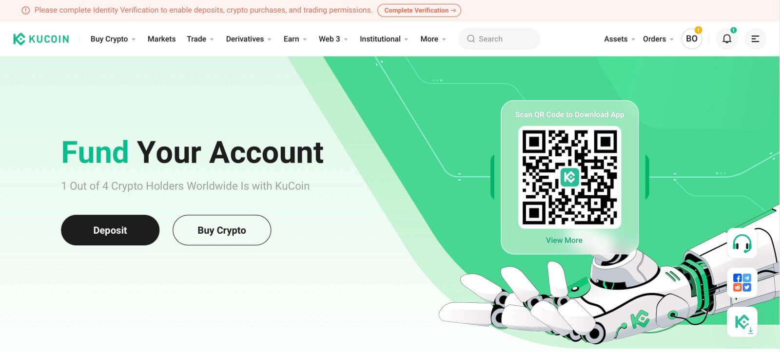 Як адкрыць рахунак і зняць грошы з KuCoin Як адкрыць рахунак і зняць грошы з KuCoin