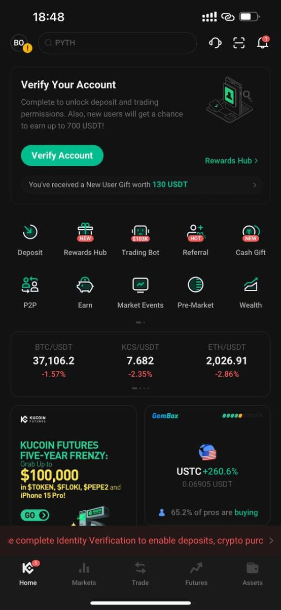 Kā reģistrēties un izņemt naudu vietnē KuCoin Kā reģistrēties un izņemt naudu vietnē KuCoin