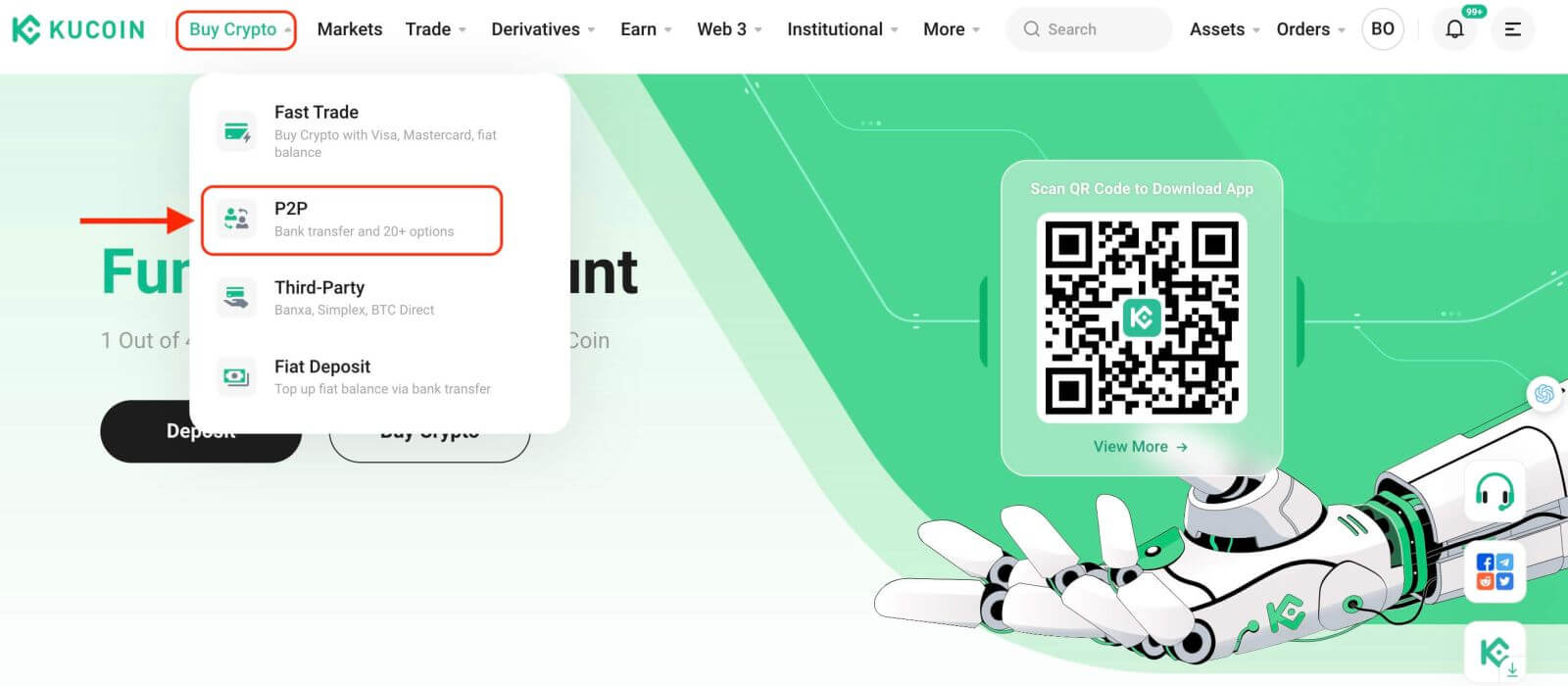 KuCoin Deposit: Jinsi ya Kuweka Pesa na Njia za Malipo KuCoin Deposit: Jinsi ya Kuweka Pesa na Njia za Malipo