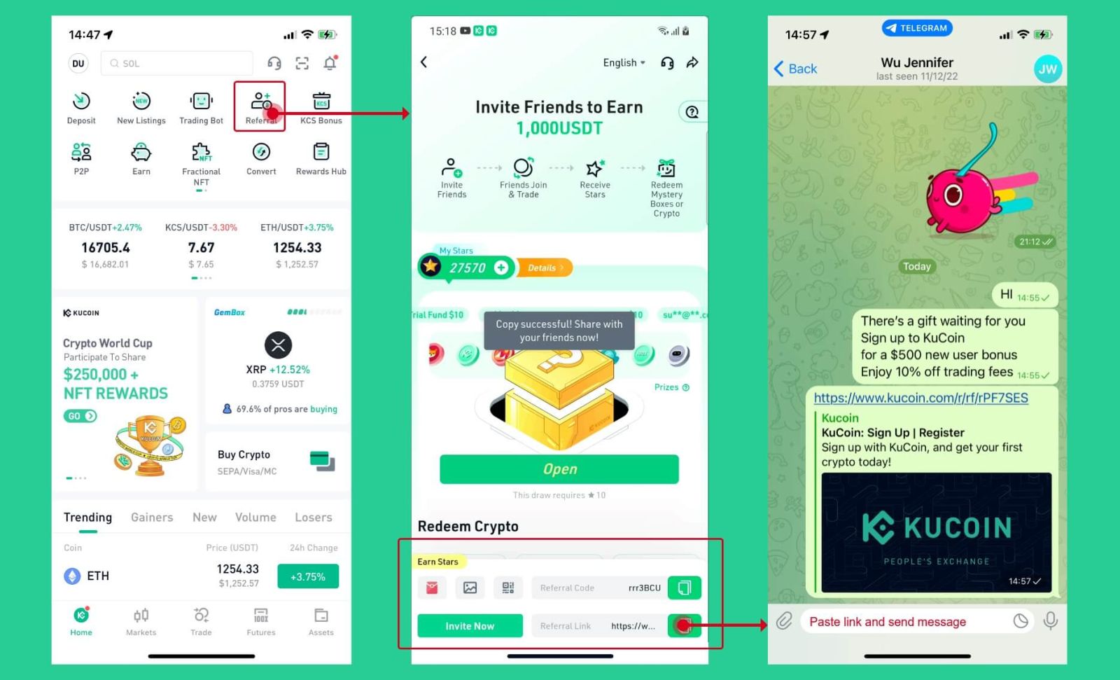 KuCoin 友達紹介ボーナス - 最大 1000 USDT と 40% のコミッション KuCoin 友達紹介ボーナス - 最大 1000 USDT と 40% のコミッション