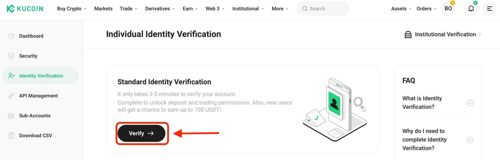 KuCoin Верификација: Како верификовати налог KuCoin Верификација: Како верификовати налог